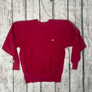 Vintage Champion Reverse Weave Stitched Pullover Jumper 1980s Sweatshirt